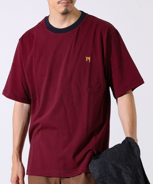 GLOSTER(グロスター)の「【GLOSTER/グロスター】BOY刺繍入り ボーイフレンドTシャツ(Tシャツ/カットソー・メンズ・ブルー系その他7/ダークネイビー/ピンク系その他3/ホワイト・M/L/S)」の20枚目の写真