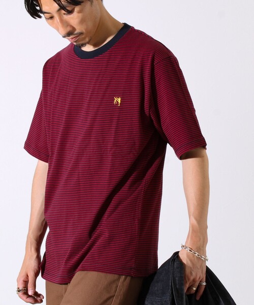 GLOSTER(グロスター)の「【GLOSTER/グロスター】BOY刺繍入り ボーイフレンドTシャツ(Tシャツ/カットソー・メンズ・ブルー系その他7/ダークネイビー/ピンク系その他3/ホワイト・M/L/S)」の22枚目の写真