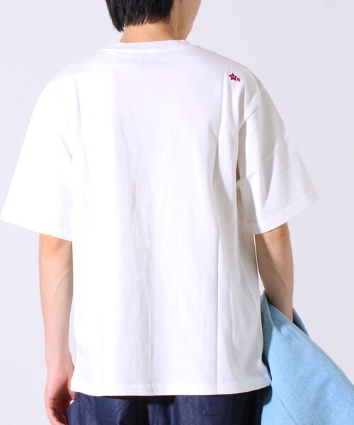 GLOSTER(グロスター)の「【GLOSTER/グロスター】BOY刺繍入り ボーイフレンドTシャツ(Tシャツ/カットソー・メンズ・ブルー系その他7/ダークネイビー/ピンク系その他3/ホワイト・M/L/S)」の5枚目の写真