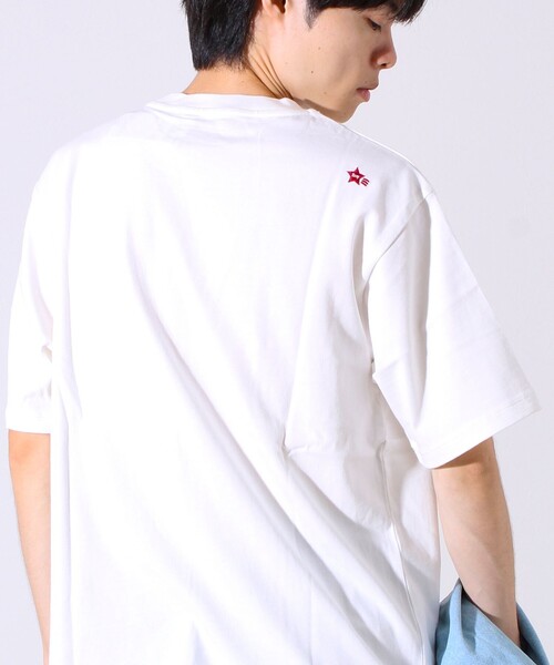 GLOSTER(グロスター)の「【GLOSTER/グロスター】BOY刺繍入り ボーイフレンドTシャツ(Tシャツ/カットソー・メンズ・ブルー系その他7/ダークネイビー/ピンク系その他3/ホワイト・M/L/S)」の6枚目の写真