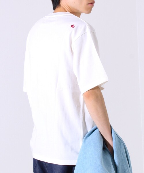 GLOSTER(グロスター)の「【GLOSTER/グロスター】BOY刺繍入り ボーイフレンドTシャツ(Tシャツ/カットソー・メンズ・ブルー系その他7/ダークネイビー/ピンク系その他3/ホワイト・M/L/S)」の7枚目の写真