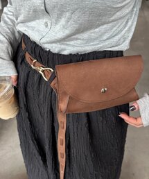 ブラウン ボディバッグ・ウエストポーチ SALON adam et rope' ウエストポーチ ウエストバッグ Camera