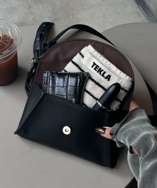 CIAOPANIC TYPY(チャオパニックティピー)の「4wayフックベルトウエストポーチ(ボディバッグ/ウエストポーチ・レディース・ブラック/ブラウン/バーガンディー/チャコールグレー・ONE SIZE)」の12枚目の写真