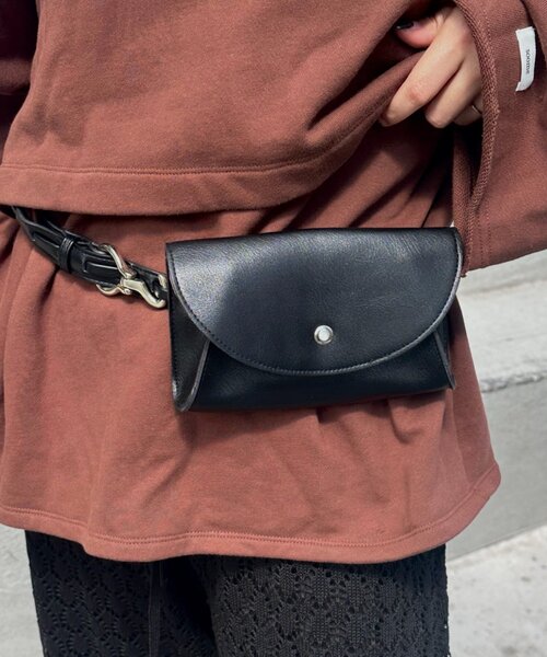 CIAOPANIC TYPY(チャオパニックティピー)の「4wayフックベルトウエストポーチ(ボディバッグ/ウエストポーチ・レディース・ブラック/ブラウン/バーガンディー/チャコールグレー・ONE SIZE)」の15枚目の写真