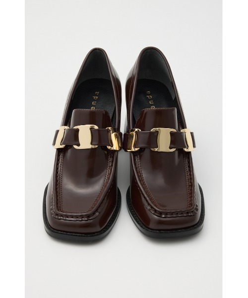 rienda  リエンダ  カラー ポインテッド パンプス 完売 rienda スクエアヒールポインテッドパンプス ORG -ファッション通販