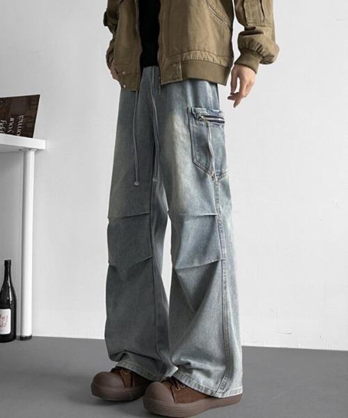 REBALANCE(リバランス)の「レトロカーゴデニムパンツ(デニムパンツ・メンズ・B/A・X-LARGE/LARGE/MEDIUM)」の3枚目の写真