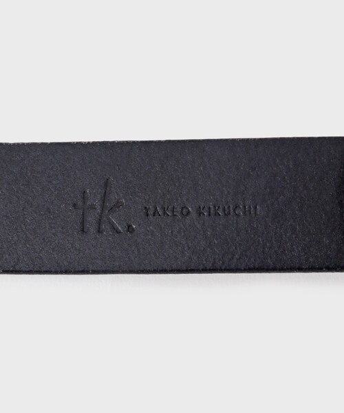 tk.TAKEO KIKUCHI（ティーケータケオキクチ）の「レザーチェーンロングベルト（ベルト・メンズ・ブラック・00）」の4枚目の写真