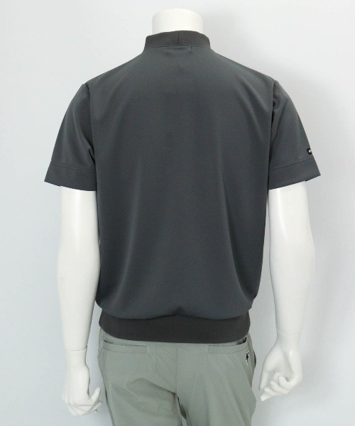 ARCHIVIO 【メンズ】吸水速乾半袖プルオーバー　モックネック ARCHIVIO 【メンズ】吸水速乾半袖プルオーバー モックネック ARCHIVIO