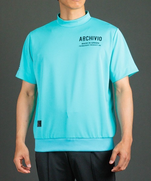 archivio(アルチビオ)の「<MENS>【メンズ】UV速乾モックネックプルオーバー(Tシャツ/カットソー・メンズ・ライトブルー/ホワイト/ブラック/グレー・LL/M/L)」の20枚目の写真