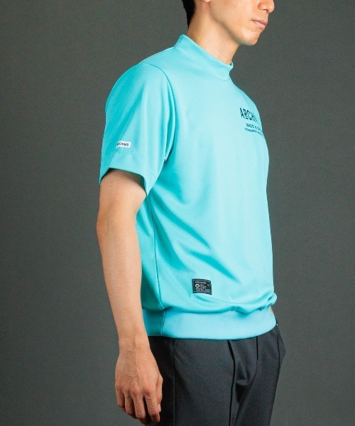 archivio(アルチビオ)の「<MENS>【メンズ】UV速乾モックネックプルオーバー(Tシャツ/カットソー・メンズ・ライトブルー/ホワイト/ブラック/グレー・LL/M/L)」の16枚目の写真