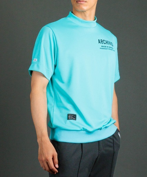 archivio(アルチビオ)の「<MENS>【メンズ】UV速乾モックネックプルオーバー(Tシャツ/カットソー・メンズ・ライトブルー/ホワイト/ブラック/グレー・LL/M/L)」の17枚目の写真
