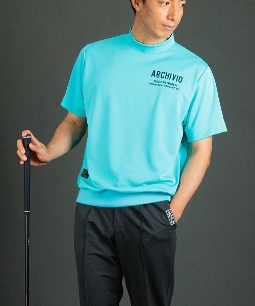 archivio(アルチビオ)の「<MENS>【メンズ】UV速乾モックネックプルオーバー(Tシャツ/カットソー・メンズ・ライトブルー/ホワイト/ブラック/グレー・LL/M/L)」の18枚目の写真