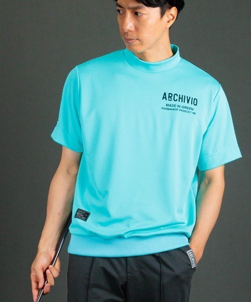 archivio(アルチビオ)の「<MENS>【メンズ】UV速乾モックネックプルオーバー(Tシャツ/カットソー・メンズ・ライトブルー/ホワイト/ブラック/グレー・LL/M/L)」の19枚目の写真