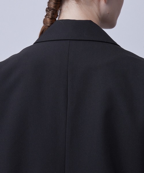 Loose/ルース（ルース）の「セミショート モードダブルテーラードジャケット【セットアップ対応】（テーラードジャケット・メンズ・ブラック/チャコールグレー・L/M/S）」の16枚目の写真