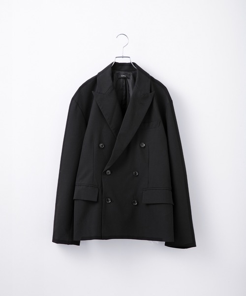 セミショート モードダブルテーラードジャケット【セットアップ