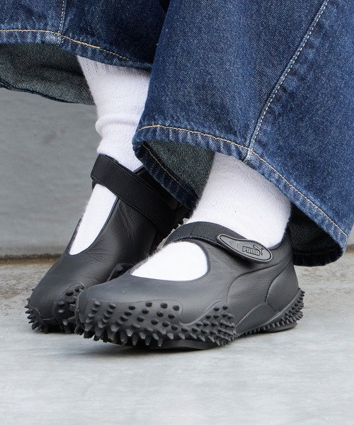 PUMA(プーマ)の「PUMA/プーマ MOSTRO FEY LTH モストロ フェイ レザー スニーカー 秋 秋服 2026年秋冬(スニーカー・レディース・ブラック/ホワイト・28/27/26/25/24/23/23.5/24.5)」の19枚目の写真