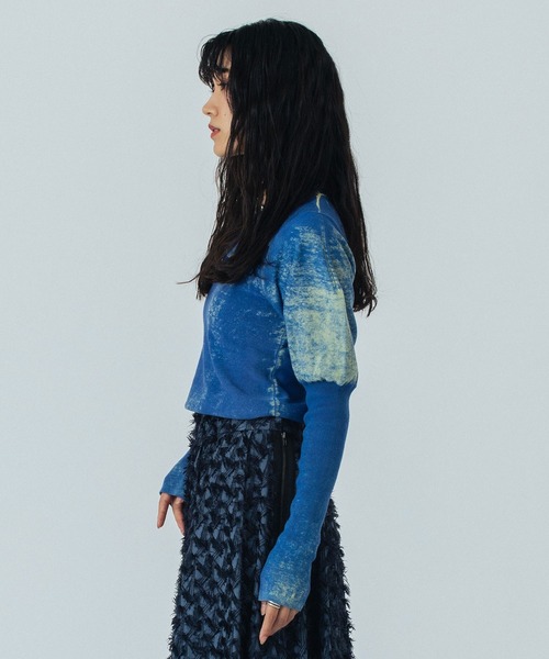 ROSE BUD(ローズバッド)の「(mici)VOLUME SLEEVE KNIT TOP(ニット/セーター・レディース・ブラック/ブルー・ONE SIZE)」の17枚目の写真