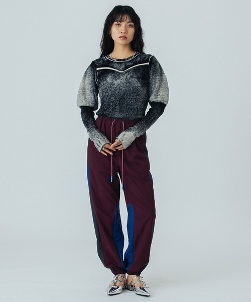 ROSE BUD(ローズバッド)の「(mici)VOLUME SLEEVE KNIT TOP(ニット/セーター・レディース・ブラック/ブルー・ONE SIZE)」の10枚目の写真