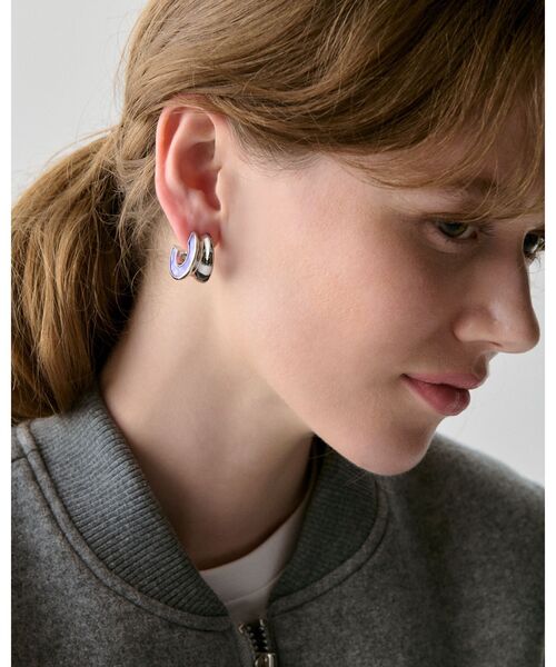 セール】ボールド スモール フープ（ピアス（両耳用））｜kate spade