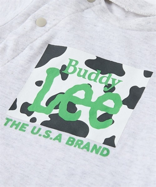 BUDDY Lee（バディーリー）の「【Buddy Lee】切替え半袖カバーオール（ロンパース・キッズ・ネイビー/グレー・70/80）」の12枚目の写真