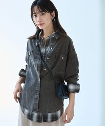 ANY | オーバーデニムシャツ(シャツ/ブラウス)