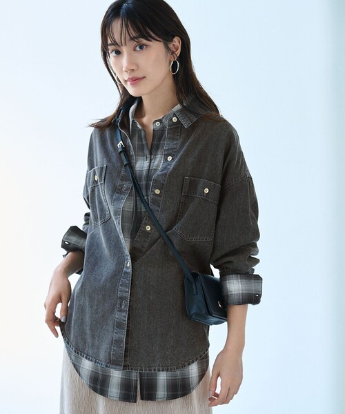 【匿名配送】TWS デニムシャツ トレカ6枚付き 予約販売【Dignite Collier】シアーデニムシャツ ( 80254207 ) 2025年