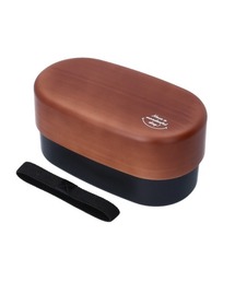 BACKYARD FAMILY（バックヤードファミリー）の「木目BIGコンパクトランチ 740ml（お弁当箱）」