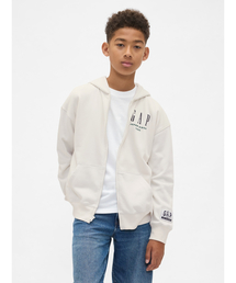 GAP | 30th アニバーサリー ヴィンテージソフト GAPロゴ ジップアップパーカー (キッズ)(パーカー)
