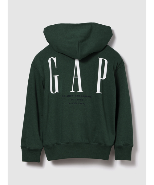 GAP（ギャップ）の「30th アニバーサリー ヴィンテージソフト GAPロゴ ジップアップパーカー (キッズ)（パーカー・キッズ・グリーン/ネイビー/オフホワイト/グレー・120cm/130cm/140cm/150cm/160cm）」の6枚目の写真