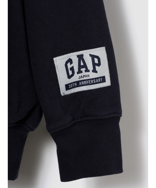 30th アニバーサリー ヴィンテージソフト GAPロゴ ジップアップ