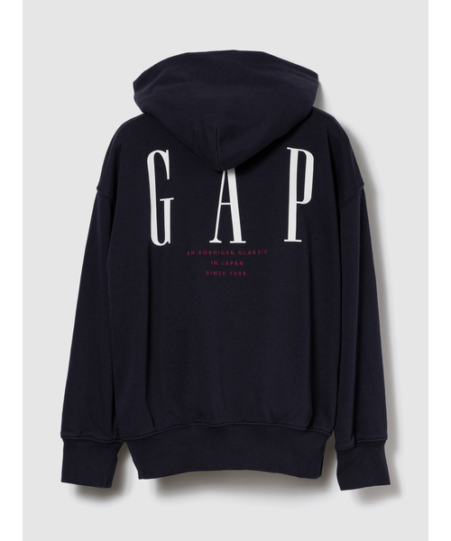 GAP（ギャップ）の「30th アニバーサリー ヴィンテージソフト GAPロゴ ジップアップパーカー (キッズ)（パーカー・キッズ・グリーン/ネイビー/オフホワイト/グレー・120cm/130cm/140cm/150cm/160cm）」の9枚目の写真