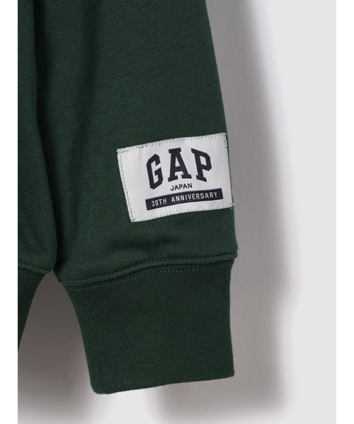 GAP（ギャップ）の「30th アニバーサリー ヴィンテージソフト GAPロゴ ジップアップパーカー (キッズ)（パーカー・キッズ・グリーン/ネイビー/オフホワイト/グレー・120cm/130cm/140cm/150cm/160cm）」の12枚目の写真