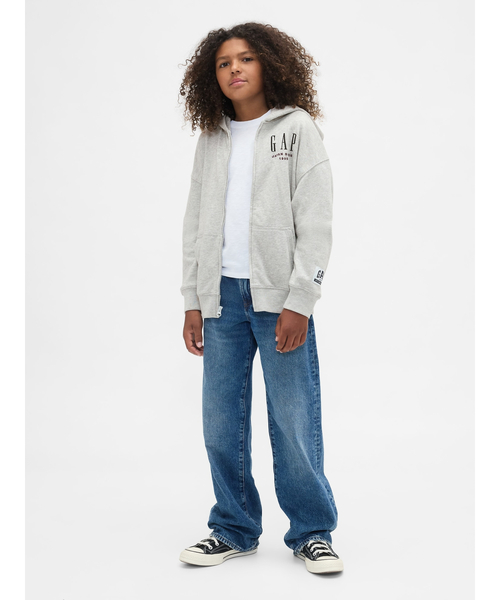 GAP 30th アニバーサリー GAPロゴ ジップアップパーカー 30th アニバーサリー ヴィンテージソフト GAPロゴ ジップアップ