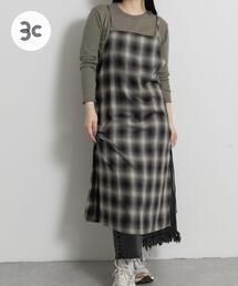 cwtch　CHECK CAMI APRON