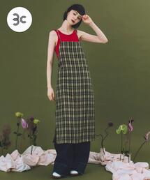 THE GOODLAND MARKET | cwtch CHECK CAMI APRON(ワンピース)