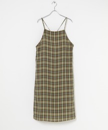 THE GOODLAND MARKET | cwtch　CHECK CAMI APRON(ワンピース)