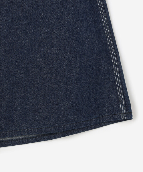 orSlow(オアスロウ)の「orSlow | DENIM PAINTER LONG SKIRT WOMEN(デニムスカート・レディース・インディゴブルー・1)」の14枚目の写真