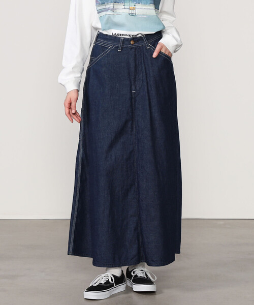 orSlow | DENIM PAINTER LONG SKIRT WOMEN（デニムスカート