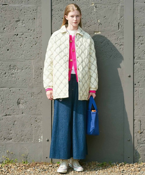 orSlow(オアスロウ)の「orSlow | DENIM PAINTER LONG SKIRT WOMEN(デニムスカート・レディース・インディゴブルー・1)」の20枚目の写真