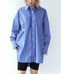 Three Four Time | ピンタックビッグシャツ(シャツ/ブラウス)