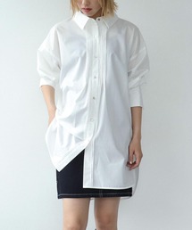 Three Four Time | ピンタックビッグシャツ(シャツ/ブラウス)