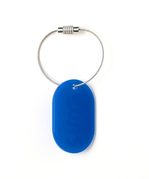 来夢来人(天久聖一) / プラタグ キーホルダー ブルー（キーホルダー