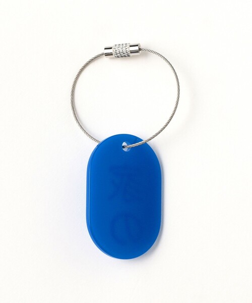 来夢来人(天久聖一) / プラタグ キーホルダー ブルー（キーホルダー