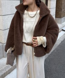 DouDou | フェイクファーリバーシブルコート(その他アウター)