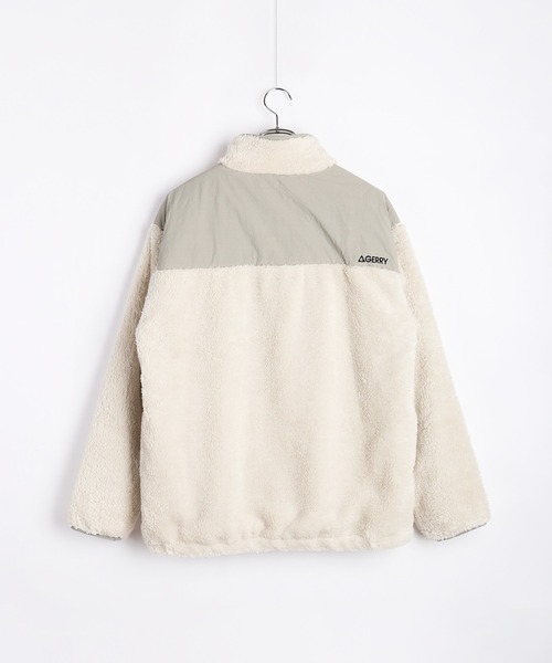 GERRY（ジェリー）の「GERRY ソフトボア ナイロン切替 スタンドカラージャケット（その他アウター・メンズ・アイボリー/ブラック/ブルー・L/M）」の19枚目の写真