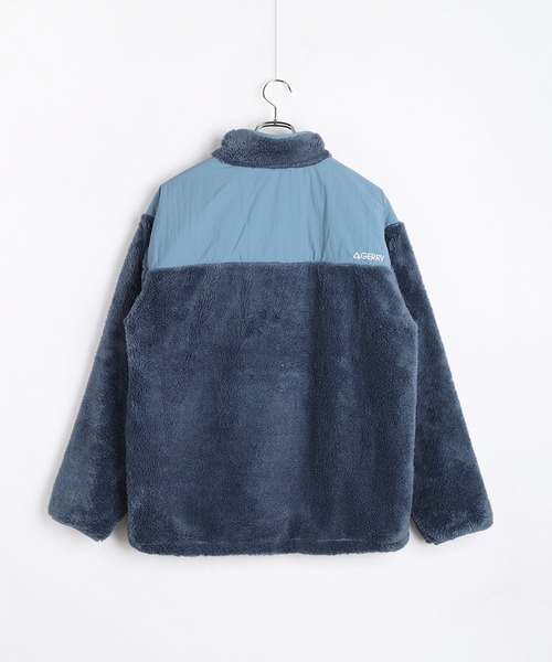GERRY（ジェリー）の「GERRY ソフトボア ナイロン切替 スタンドカラージャケット（その他アウター・メンズ・アイボリー/ブラック/ブルー・L/M）」の14枚目の写真