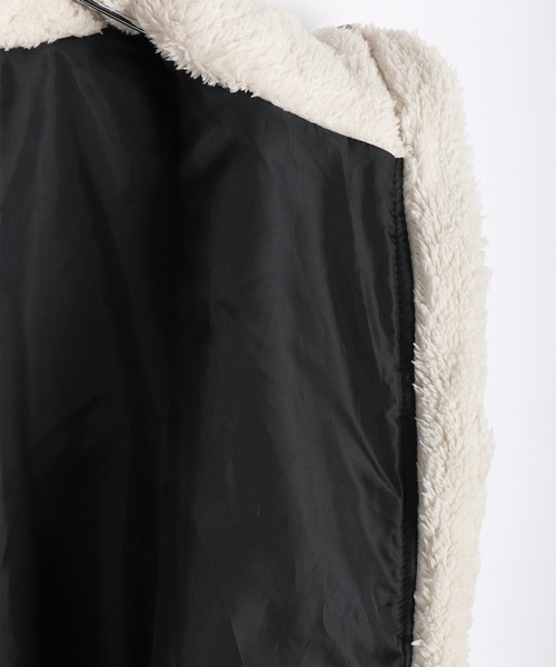 GERRY（ジェリー）の「GERRY ソフトボア ナイロン切替 スタンドカラージャケット（その他アウター・メンズ・アイボリー/ブラック/ブルー・L/M）」の17枚目の写真