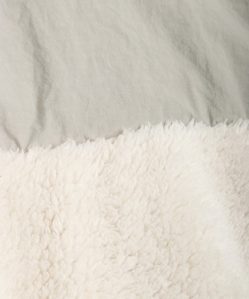 GERRY（ジェリー）の「GERRY ソフトボア ナイロン切替 スタンドカラージャケット（その他アウター・メンズ・アイボリー/ブラック/ブルー・L/M）」の16枚目の写真