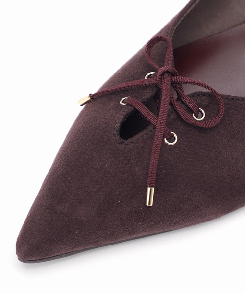 LE TALON（ルタロン）の「3.5cmレースアップパンプス（パンプス・レディース・ブラック/グレー/ボルドー・23.5cm/23cm/22.5cm/22cm/25cm/24.5cm/24cm）」の18枚目の写真