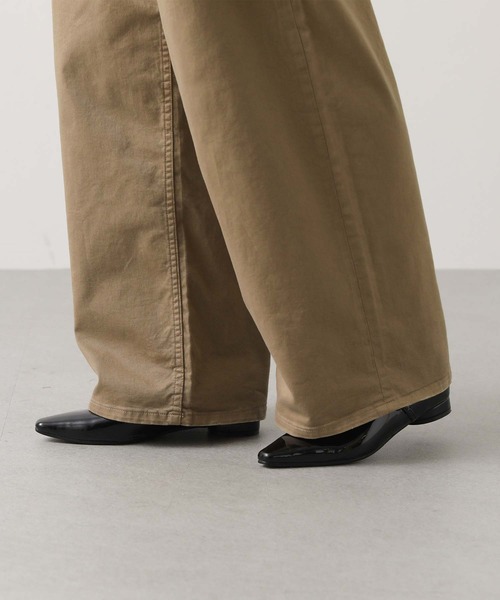 Healthy denim（ヘルシーデニム）の「ヘルシーインタックワイド（その他パンツ・レディース・ブラウン・24/25）」の2枚目の写真